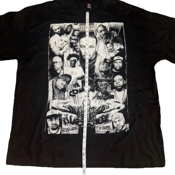 Vintage Hip Hop Rap Legends Tee Tupac, Biggie, Ice Cube, 90s/Y2k 5XL Shirt - Picture 5 of 6